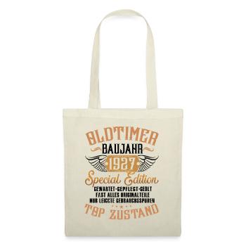 Oldtimer Baujahr 1927 - Stoffbeutel - Natur - Vorne