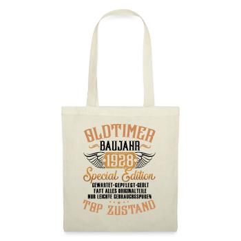 Oldtimer Baujahr 1928 - Stoffbeutel - Natur - Vorne