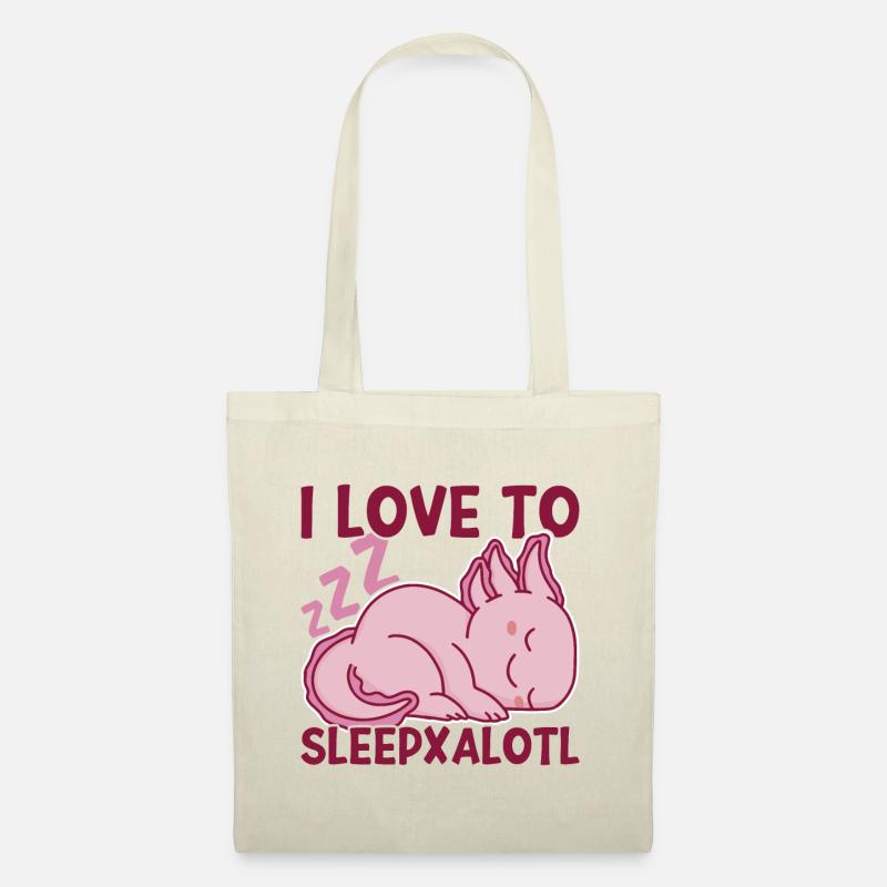 Axolotl - Stoffbeutel - Natur