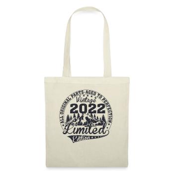 Jahrgang 2022 Vintage Retro Jubiläum - Stoffbeutel - Natur - Vorne