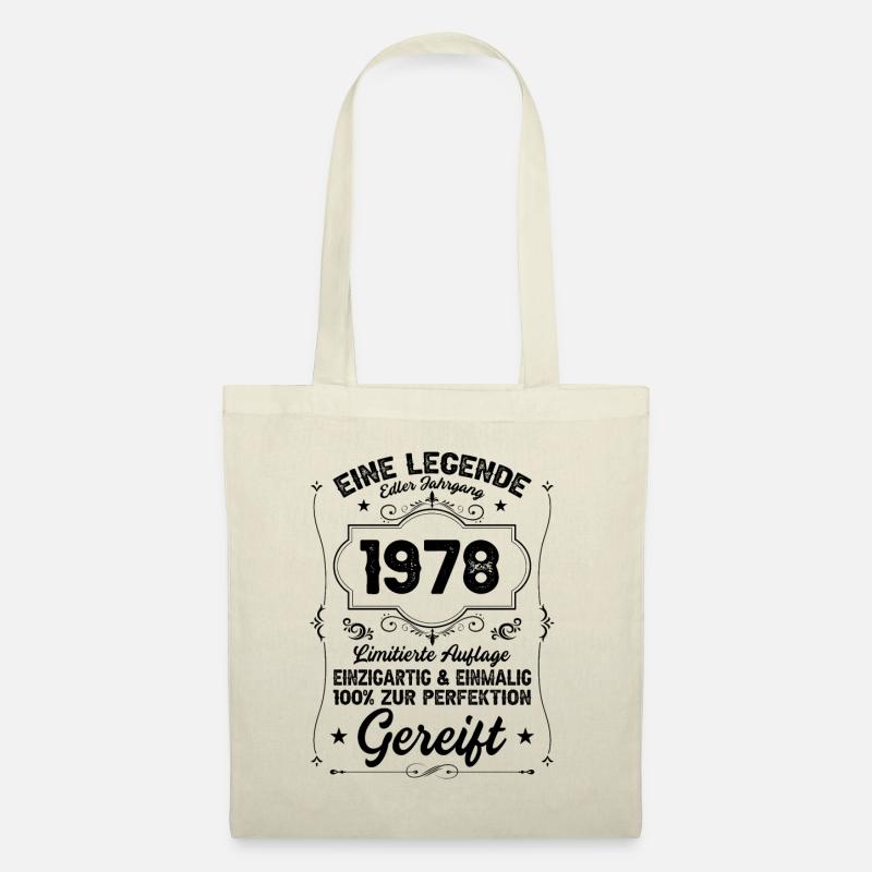 1978 birthday gift - Stoffbeutel - Natur