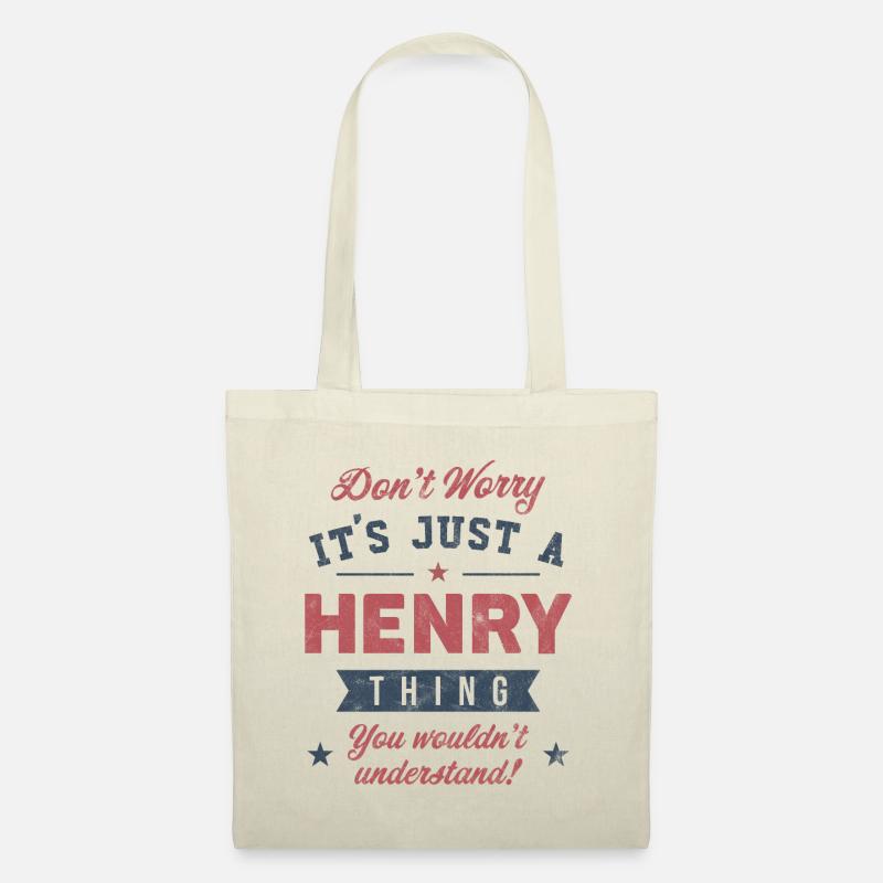 Es ist eine Henry-Sache - Stoffbeutel - Natur