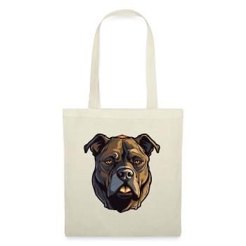 Staffordshire Bull Terrier Dog Head - Tote Bag - nature - Front