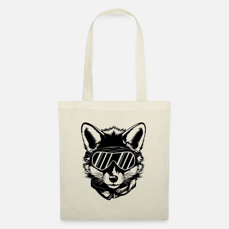 Ski Fuchs Snowboarder - Stoffbeutel - Natur