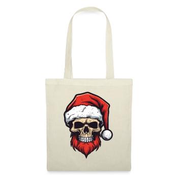 Santa Claus Skull - Tote Bag - nature - Front