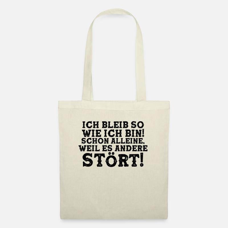 Selbstbewusster Humor - Stoffbeutel - Natur