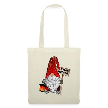 Helper Gnome Christmas Gnome - Tote Bag - nature - Front