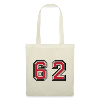 62 Symbole numérique - Sac en tissu - nature - Devant