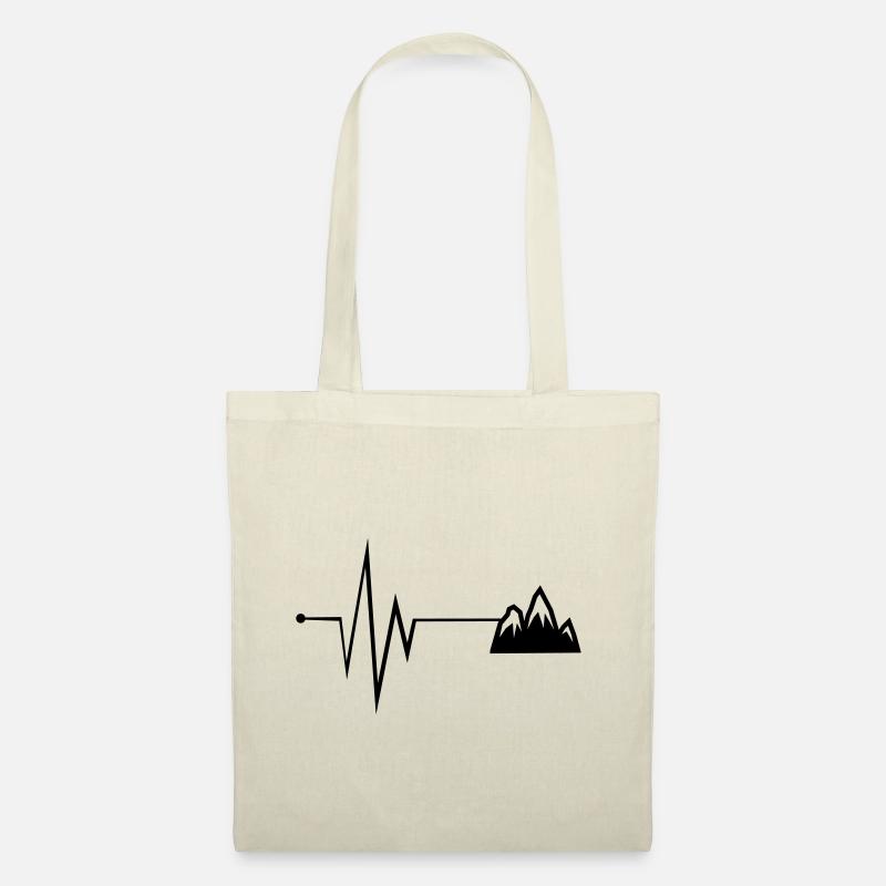 Mountains Puls Natur - Stoffbeutel - Natur