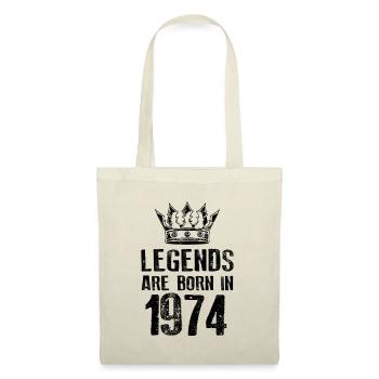1974 legends born in - Tote Bag - nature - Front