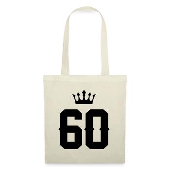 60 couronnes nombre - Sac en tissu - nature - Devant