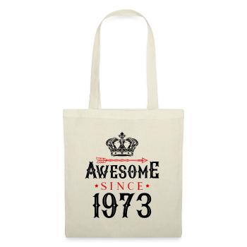 1973 awesome since - Stoffbeutel - Natur - Vorne