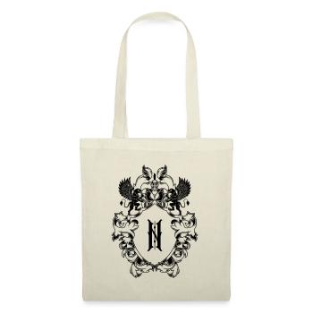 N Buchstabe Wappen - Stoffbeutel - Natur - Vorne