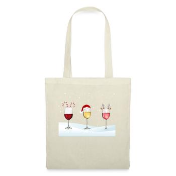 Christmas or Christmas, wine lovers - Tote Bag - nature - Front