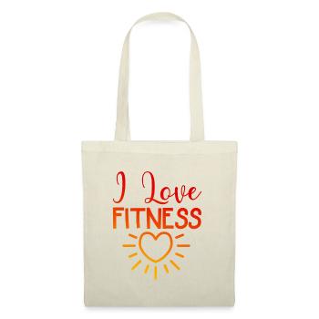 I love fitness - Tote Bag - nature - Front