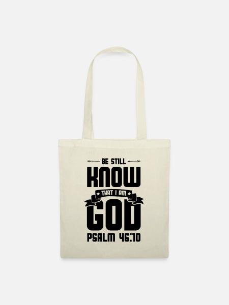 gott bibel - Stoffbeutel - Natur
