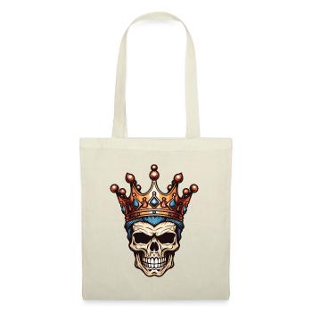 Skull King Crown - Tote Bag - nature - Front