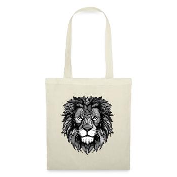 Lion Portrait - Sac en tissu - nature - Devant