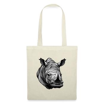Rhinoceros Portrait - Tote Bag - nature - Front