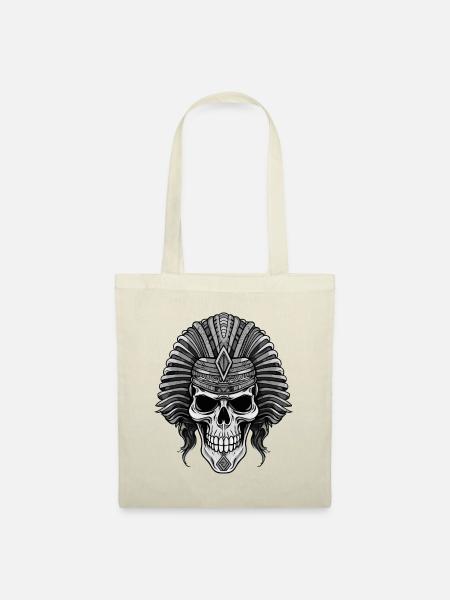 Pharao Totenkopf - Stoffbeutel - Natur