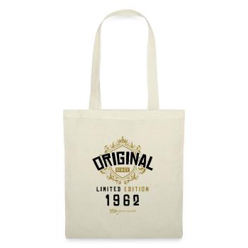 1962 limited edition Geburtstag - Stoffbeutel - Natur - Vorne