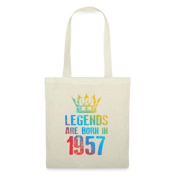 1957 legends born in - Stoffbeutel - Natur - Vorne