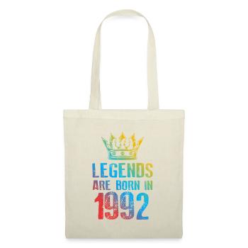 1992 legends born in - Stoffbeutel - Natur - Vorne