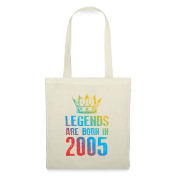 2005 legends born in - Stoffbeutel - Natur - Vorne