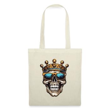 King Skull Party Crown - Tote Bag - nature - Front