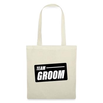 Team Groom Wedding Saying - Tote Bag - nature - Front