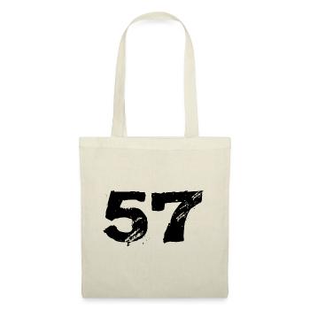 57 Maillot numéro - Sac en tissu - nature - Devant