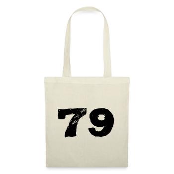 79 Maillot numéro - Sac en tissu - nature - Devant