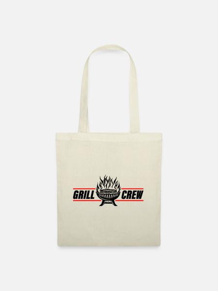 Grill Crew Grillen - Stoffbeutel - Natur