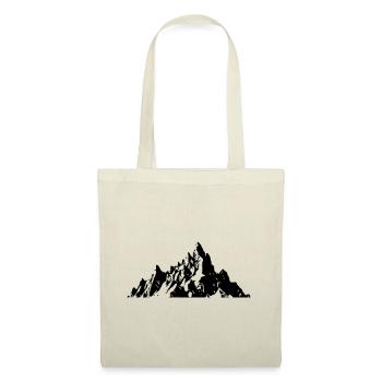 Mountain Silhouette Symbol - Tote Bag - nature - Front