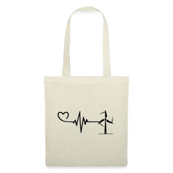 Windmill Pulse Heart Love - Tote Bag - nature - Front