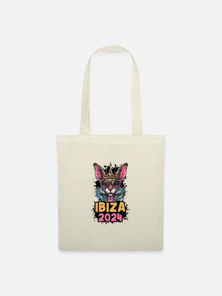 Ibiza 2024 Hase - Stoffbeutel - Natur