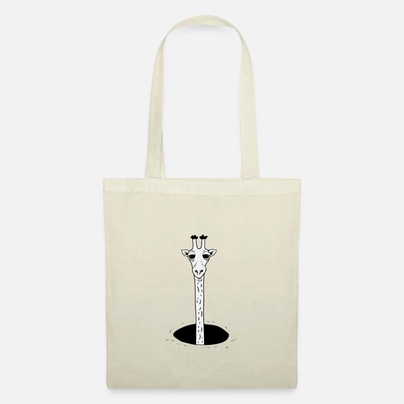 Quirky Giraffe - Stoffbeutel - Natur