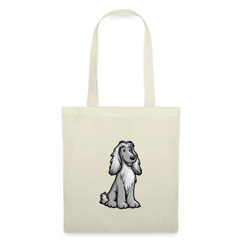Afghan Hound Dog Comic Cute - Tote Bag - nature - Front