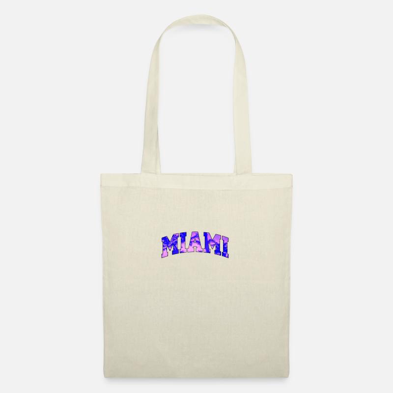 Logo der Miami Purple University - Stoffbeutel - Natur