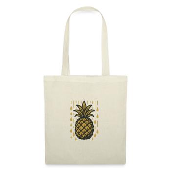 Ananas doré au cytise - Sac en tissu - nature - Devant