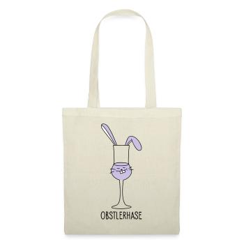 Lapin de Pâques en tant qu'obstler (b) - Sac en tissu - nature - Devant