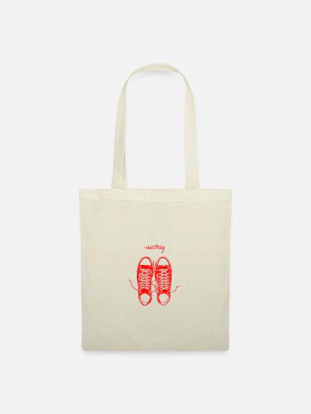 Sneaker shoestring - Stoffbeutel - Natur
