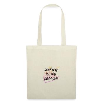La cuisine est ma passion! - Sac en tissu - nature - Devant