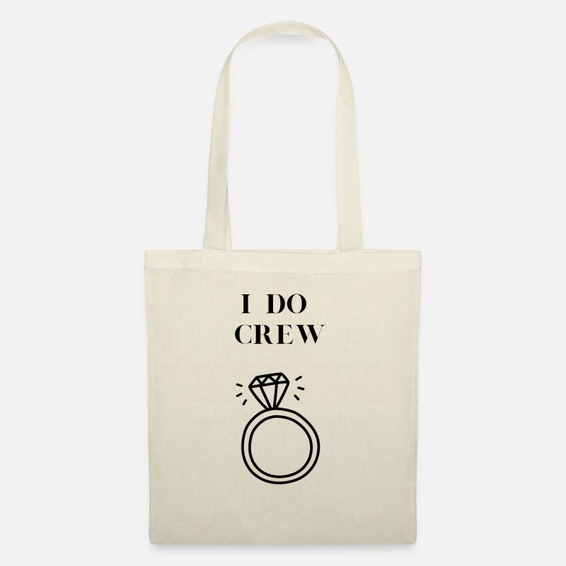 I do crew - Stoffbeutel - Natur