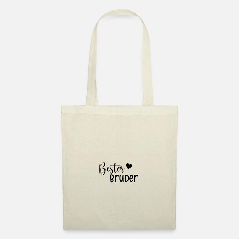 Bester Bruder Geschenkidee - Stoffbeutel - Natur