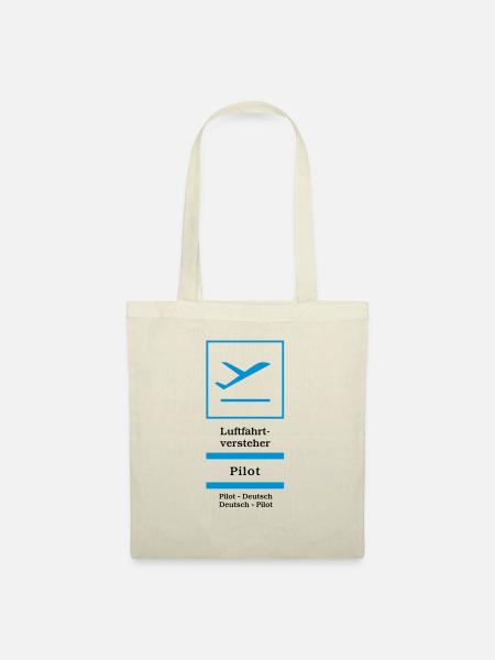 Pilot - Stoffbeutel - Natur