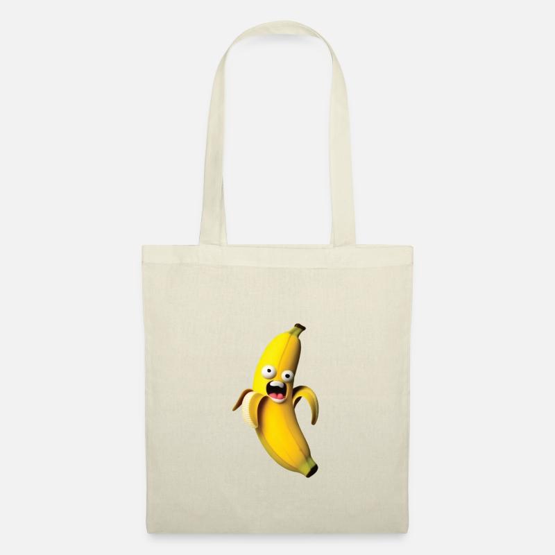 Verückte Banane - Stoffbeutel - Natur