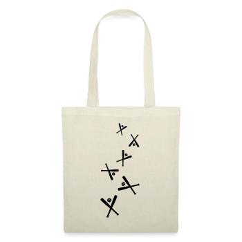 Icône du baseball - Sac en tissu - nature - Devant
