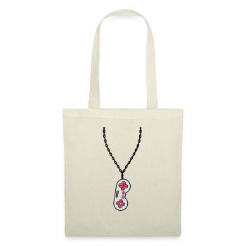 Collier Bijoux Ancien Contrôleur - Sac en tissu - nature - Devant