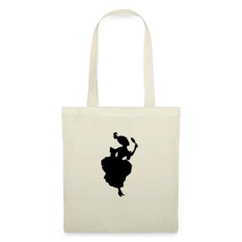 dame Vintage - Sac en tissu - nature - Devant